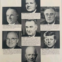 1965 United Way Insurance Charity 7 Presidents Advertisement Politics DWLL7 - $465.81 MXN