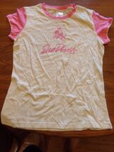 AZ STATE  UNIVERSITY "Sun Devils" JUNIORS White &amp; Pink Shirt Size (L 16)... - $9.16