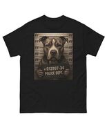 Dog Pound Shirt , Pit Bull, Wanted Poster ,Dog Face mug shot - $17.00