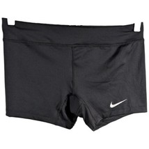 Nike Womens Tight Yoga Shorts Running Size M Medium Black 4 Inch Inseam ... - £23.63 GBP