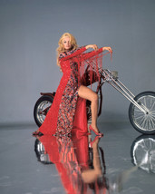 Ann-Margret iconic vintage pose on her Harley Davidson motorcycle 16x20 ... - £55.94 GBP
