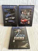 3:Stuntman-Spy Hunter-Midnight Club 2 (PlayStation 2, 2002) PS2 Black Label (C7) - £31.15 GBP