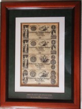 Delaware Bridge Company Promissary Notes Framed - $595.00