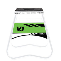 FX Factory Effex Carbon Steel V1 White/Green Bike Stand For MX Bikes Motocross - £70.53 GBP