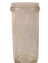 1920s D Auerbach And Sons New York USA Food Product Jar Clear Glass - €14,75 EUR