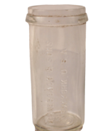 1920s D Auerbach And Sons New York USA Food Product Jar Clear Glass - €14,75 EUR