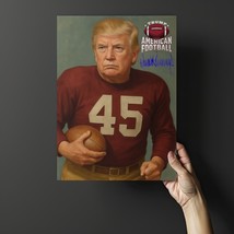 Donald J. Trump Art,all star football Art, 8x10 HAND SIGNED BY THE ARTIST. - $24.75