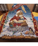 Boyd&#39;s Bears &amp; Friends Twas The Night Before Christmas Fringed 51&quot; x 68&quot;... - $476.31 MXN
