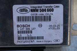 Land Range Rover 4x4 4WD TCCM Transfer Case Control Module Computer NNW504660 image 2