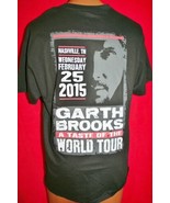 GARTH BROOKS 2015 Nashville Secret Show Concert Tour T-SHIRT L Country M... - £11.66 GBP