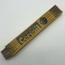 Rare Ceresit Expandable Ruler Brass Wood Germany Kopp &amp; Krauss Engineering  - $18.00