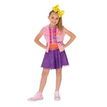 Girls Jojo Siwa Music Video Outfit Nickeloden 4 Pc Halloween Costume-siz... - £18.69 GBP