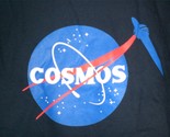 TeeFury Cosmos XLARGE &quot;Cosmos&quot; Carl Sagon Nasa Logo Mash Up NAVY - £12.17 GBP
