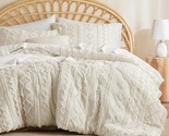 Bedsure King Tufted Boho Bedding Comforter Set - Three Pc\. Farmhouse Sh... - $81.99