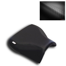 GSXR 1000 Seat Cover 2001 2002 Suzuki Black Carbon Fiber Rider Luimoto - $60.27