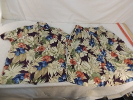 Alfred Dunner Blouse Button Down Shirt W/ Matching Skirt Top 10 Skirt 16 Floral - £14.15 GBP