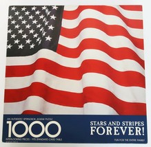 Springbok 1000 Pc Stars &amp; Stripes Forever Jigsaw Puzzle Complete Patriot... - £23.59 GBP