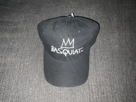 Jean-Michel Basquiat Dad Hat/Cap Black Adjustable Adult One Size  - £15.98 GBP