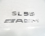 04 Mercedes R230 SL55 emblem set, on trunk lid SL55 AMG - £14.85 GBP