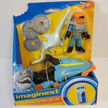 Fisher Price Imaginext Shark Patrol Jet-Ski Sawfish and Diver Figure Toy... - £10.29 GBP