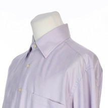 Robert Talbott Carmel Lavender Purple Check Casual Dress Shirt Mens Large - £23.64 GBP