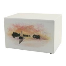 Large/Adult Somerset Sailboat Box Funeral Cremation Urn for Ashes 200 Cubic Inch - £133.67 GBP