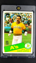 1985 Topps #12 Dave Davey Lopes Oakland A&#39;s Athletics Baseball Card - £1.33 GBP