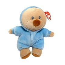 New Ty Baby PJ Bear Blue Plush Stuffed Doll Toy Pajamas 6 in Tall 2021 - £10.97 GBP