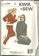 Kwik Sew Sewing Pattern 1230 Misses Womens Jogging Suit Top Pants XS S M... - $9.98