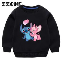   Kids Sweatshirts Lilo &amp; Stitch Graphic Children Hoodies Funny Baby Pullover Co - £60.23 GBP