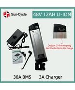 48V 12Ah EBIKE Battery Lithium Li-ion 30A BMS Electric Bicycle 1000W Mot... - $281.34 CAD