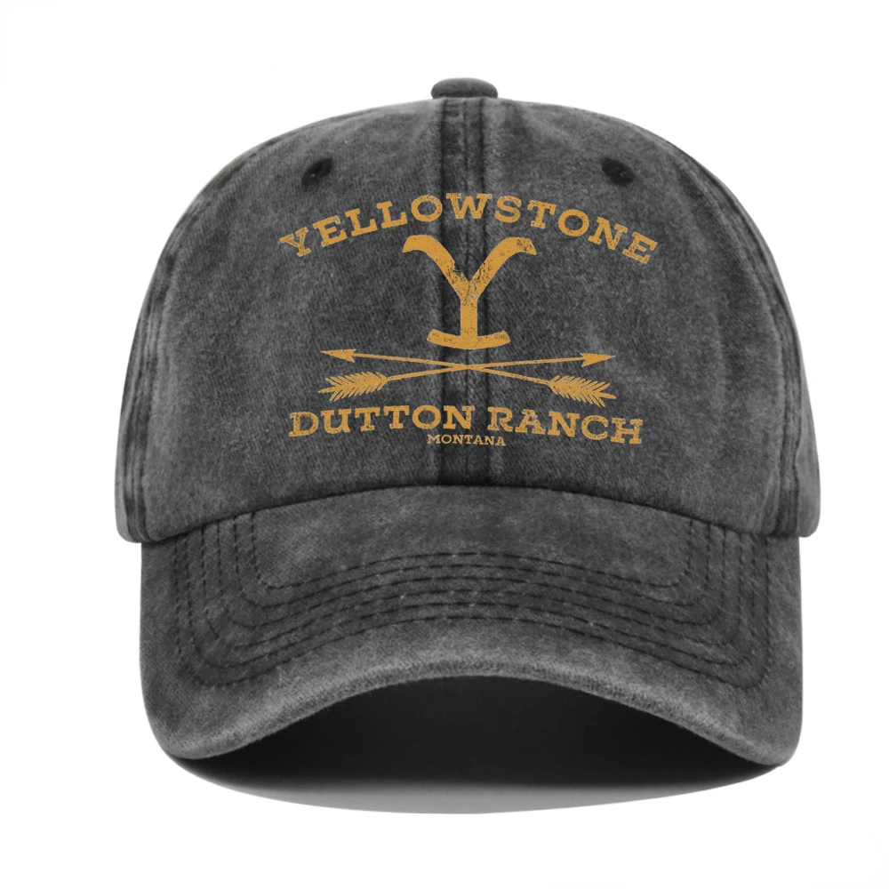Yellowstone Dutton Ranch Baseball Cap Vintage Washed Dad Hat Distressed Sun Hat - £11.21 GBP+