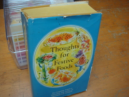 1964 THOUGHTS FOR FESTIVE FOODS 150 MENU&#39;S FOR EVERY SPECIAL OCCASION! A... - £15.15 GBP