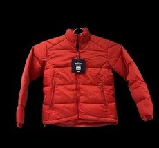 Women&#39;s Steve And Barry&#39;s Double Down Jacket Red Size M Medium 18192 - £31.81 GBP