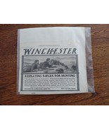 1903 WINCHESTER ARMS Rifle Gun Print Ad Oliver Kemp Art Cowboy Hunting Deer - $7.69
