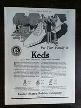 Vintage 1917 Keds Shoes United States Rubber Company Full Page Original Ad 222 - £5.53 GBP