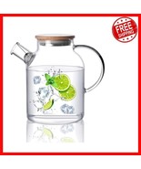 Stovetop Ready 50.7oz Glass Teapot - Perfect for Loose Leaf &amp; Blooming Teas - $968.04 MXN