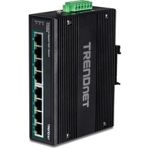 TRENDnet 8-Port Hardened Industrial Unmanaged Gigabit 10/100/1000Mbps DIN-Rail S - £521.74 GBP