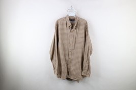 Vtg 90s Abercrombie &amp; Fitch Mens L Faded Wool Blend Collared Button Down Shirt - £46.89 GBP