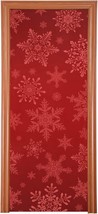 Qilmy Christmas Snowflakes Christmas Door Covers Front Door Christmas Decoration - $41.94