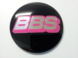 BBS wheel center cap-set of 4-Metal Stickers-self adhesive Top Quality G... - £14.94 GBP+