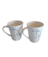 Corelle Coordinates Porcelain Coffee Mugs 12ozShadow Iris  Purple Set 2 - $13.88