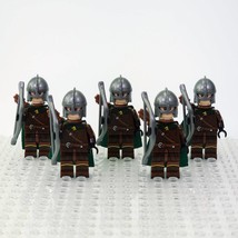 Rohirrim Archers The Rohan Soldiers The Lord of the Rings 5pcs Minifigures Toy - £11.88 GBP