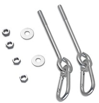 6.5&quot; Heavy Duty Screw Swing Hanger with 4&quot; Snap Hook - Set of 2 Hangers - $474.82 MXN