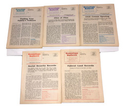 Genealogy Bulletin Dollarhide Systems Bellingham, WA 1991-1992 Booklet L... - $13.88