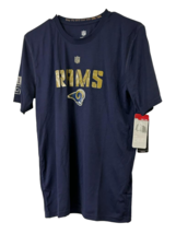 Team Apparel Youth St. Louis Rams Crew Neck Short Sleeve T-Shirt, Navy, ... - $13.85