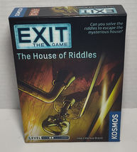 EXIT The Game The House of Riddles 2020 Escape Room Board Game Complete - $9.87