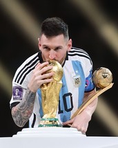 Lot of 4 Lionel Messi Argentina World Cup Champions - 8x10 Color Photos - £18.90 GBP