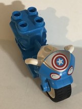 Lego Duplo Captain America Motorcycle Blue Toy - £5.54 GBP