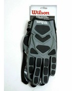 NEW Wilson Football MVP Tacktech Lineman Gloves Adult M WTF9340GYM - £18.67 GBP